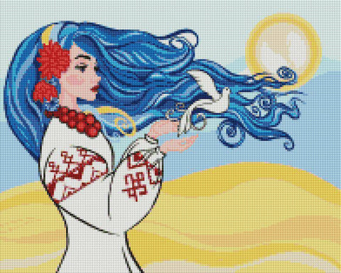 Haft diamentowy Uwznioślony ©Olha Bochulynska (DBS1126)