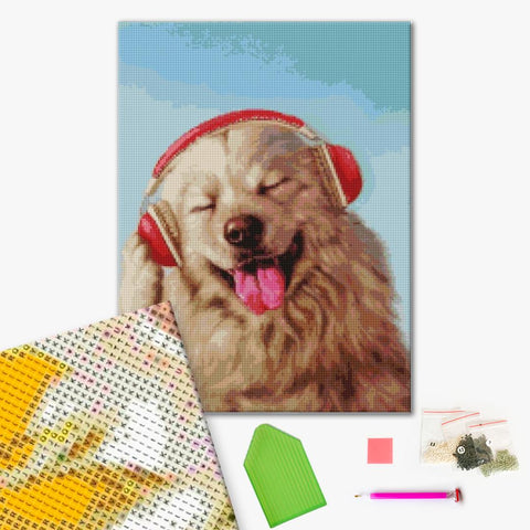 Haft diamentowy Woof Dżem ©Lucia Heffernan (DBS1201)