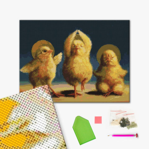 Haft diamentowy Uduchowione pisklęta ©Lucia Heffernan (DBS1210)