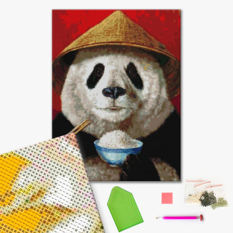 Haft diamentowy Panda ©Lucia Hefferna (DBS1212)