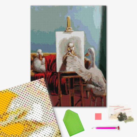 Haft diamentowy KACZE ATELIER ©Lucia Heffernan (DBS1222)