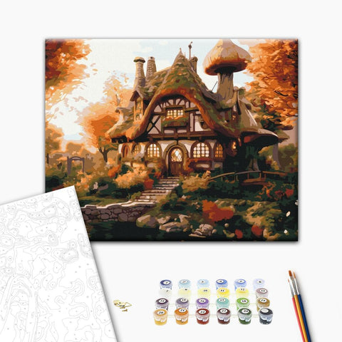 Malowanie po numerach Dom jesienią (BS53793)