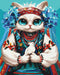 Malowanie po numerach Kot wolności © Marianna Pashchuk (BS53802)