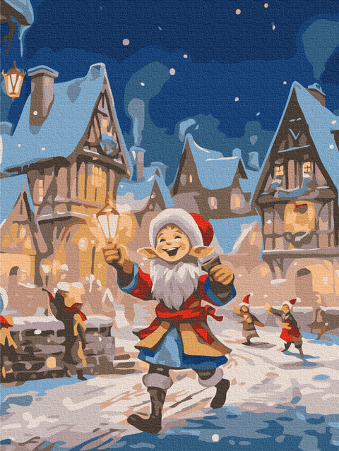 Malowanie po numerach Misja elfa (KBS0146)