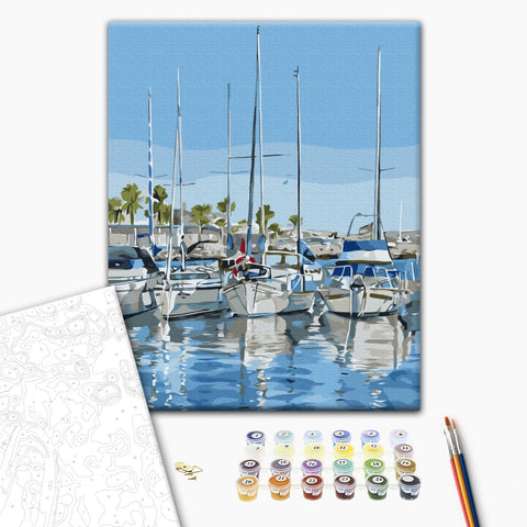 Malowanie po numerach Życie morskie © Iryna Ponna (BS53815)