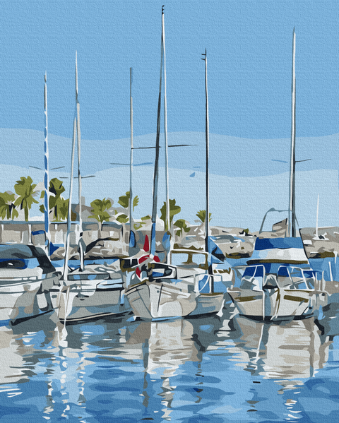 Malowanie po numerach Życie morskie © Iryna Ponna (BS53815)