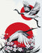 Malowanie po numerach Żuraw japoński © Yana Biluhina (BS53799)