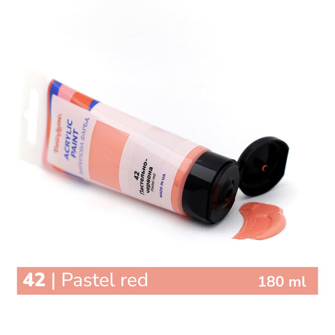 Farba akrylowa Pastelowa czerwień (TBA180042)