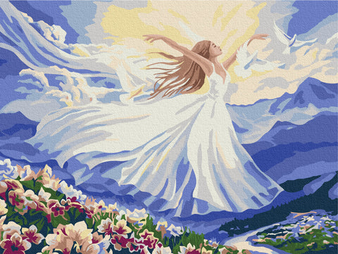 Malowanie po numerach Czułość w locie © Anna Steshenko (RBS53567)