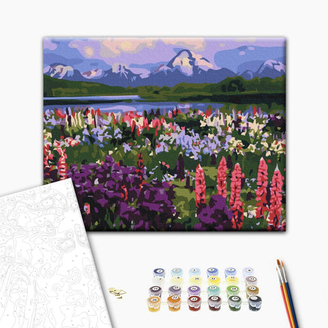 Malowanie po numerach Dolina polnych kwiatów (RBS21019)