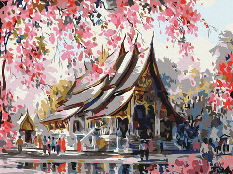 Malowanie po numerach Tajska świątynia (RBS3259)