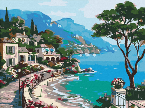 Malowanie po numerach Nabrzeże włoskie (RBS51971)