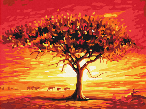 Malowanie po numerach Słońce pustyni (RBS52210)