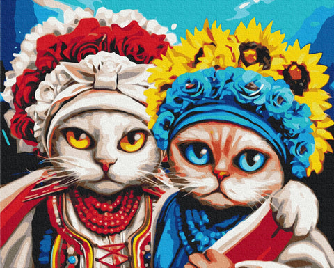 Premium malowanie po numerach Wspierająca łapa ©Marianna Pashchuk (PBS53224)