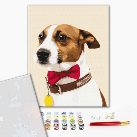 Premium malowanie po numerach Pies czempion (PBS51330)