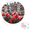 Drewniane puzzle Tulipany Amsterdamu - Rozmiar M (BP01M)