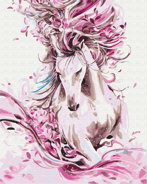 Premium malowanie po numerach Elegancki koń (PBS22388)
