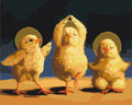 Premium malowanie po numerach Duchowe kurczaki © Lucia Heffernan (PBS53473)