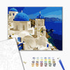 Malowanie po numerach Widok na Santorini (BS6957)