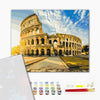 Premium malowanie po numerach Koloseum na wschodzie słońca (PBS52624)