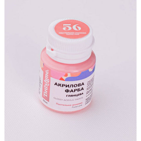 Farba akrylowa pastelowo-różowa błyszcząca 20ml (ACPT56)