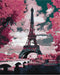 Premium malowanie po numerach Magnolia w Paryżu (PBS28271)