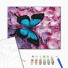Malowanie po numerach Motyl na kwiatach (BS21627)