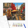 Malowanie po numerach Uliczne życie w Paryżu (BS51385)