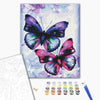 Malowanie po numerach Błyszczące motyle (BS51407)