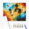 Malowanie po numerach Kot w jasnych kolorach (BS51413)