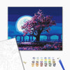 Malowanie po numerach Sakura w świetle księżyca (BS25275)