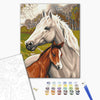 Malowanie po numerach Śmiejące się konie (BS33101)