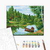 Malowanie po numerach Jezioro leśne (BS51967)