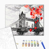 Malowanie po numerach Balony nad mostem wieży (BS51704)