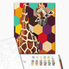 Malowanie po numerach Żyrafa w mozaice. (BS51799)