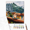 Malowanie po numerach Cappuccino w górach (BS52596)
