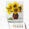 Malowanie po numerach Słońce-kwiaty (BS52541)