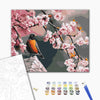 Malowanie po numerach Snegir i sakura. (BS52216)
