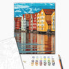 Malowanie po numerach Kolorowe domy (BS52444)