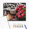 Malowanie po numerach Tulipany na kawę (BS36492)