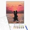 Malowanie po numerach Zakochani na zachodzie słońca (BS37563)