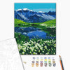 Malowanie po numerach Alpejskie łąki. (BS39458)