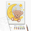 Malowanie po numerach Niedźwiedź na księżycu (KBS0107)