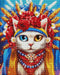 Diamentowa mozaika Ukraińska kotka ©Marianna Pashchuk (DBS1079)
