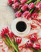 Diamentowa mozaika Tulipany do kawy (DBS1047)