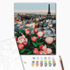 Malowanie po numerach Piwonia z widokiem na Paryż (BS53781)