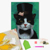 Diamentowa mozaika Kot w smokingu ©Lucia Heffernan (DBS1207)
