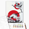Malowanie po numerach Żuraw japoński © Yana Biluhina (BS53799)